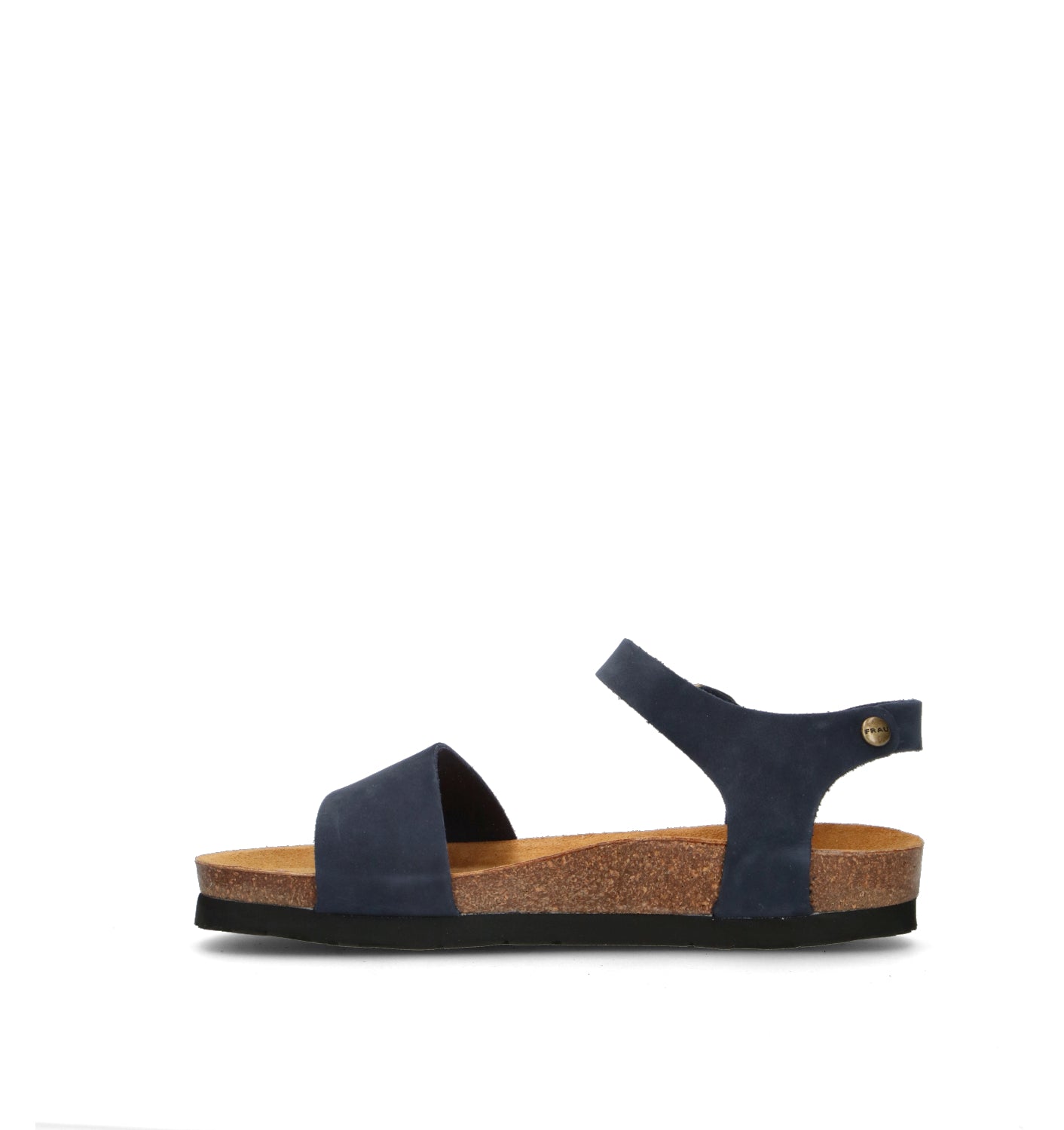 FRAU Sandalo donna blu in nabuk