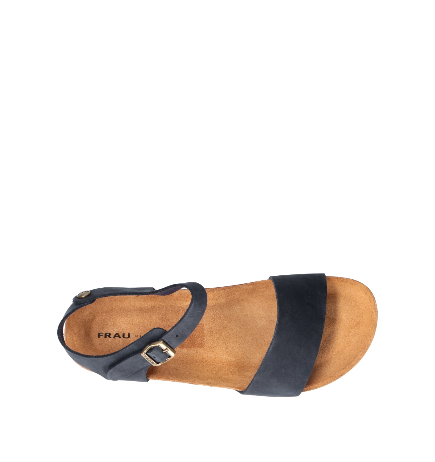 FRAU Sandalo donna blu in nabuk