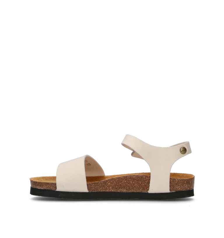 FRAU Sandalo donna burro in pelle