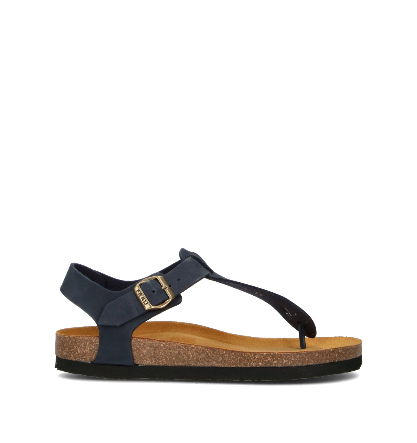 FRAU Sandalo donna blu in nabuk