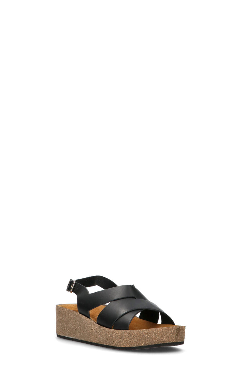 FRAU Sandalo donna blu in pelle