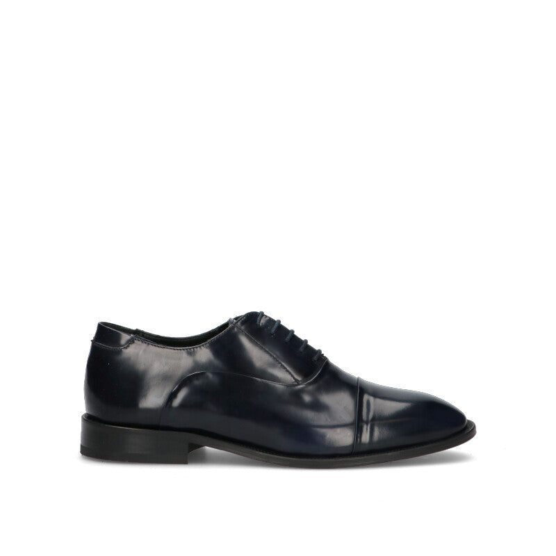 FRAU Stringata uomo blu in pelle