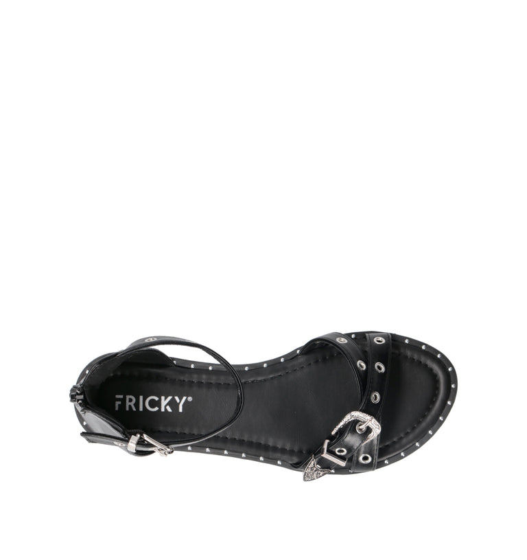 FRICKY Sandalo donna nero