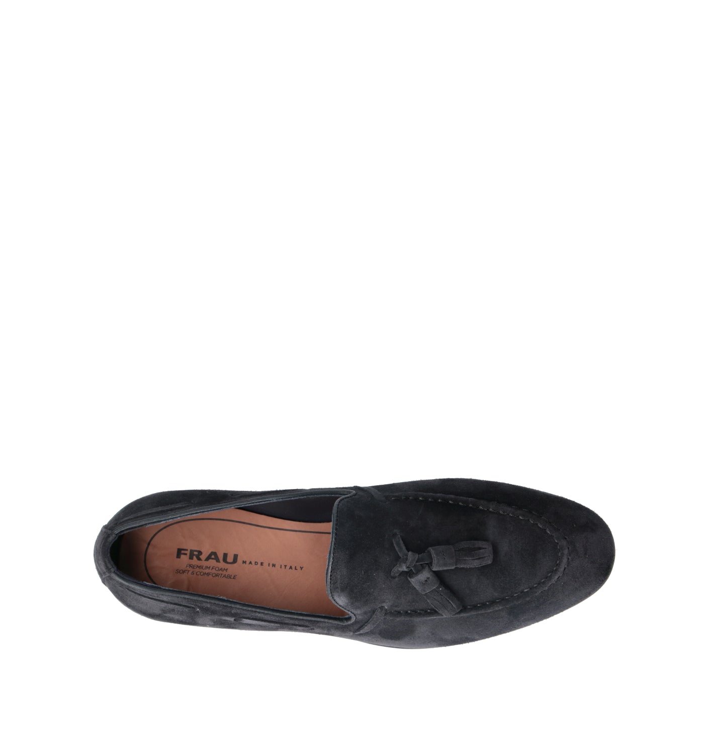FRAU Mocassino uomo blu in suede