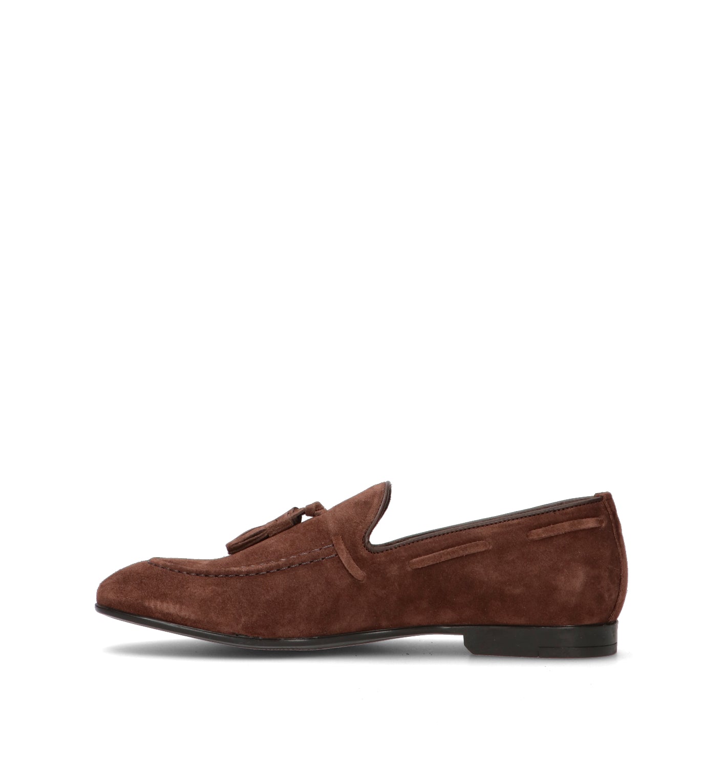 FRAU Mocassino uomo marrone in suede