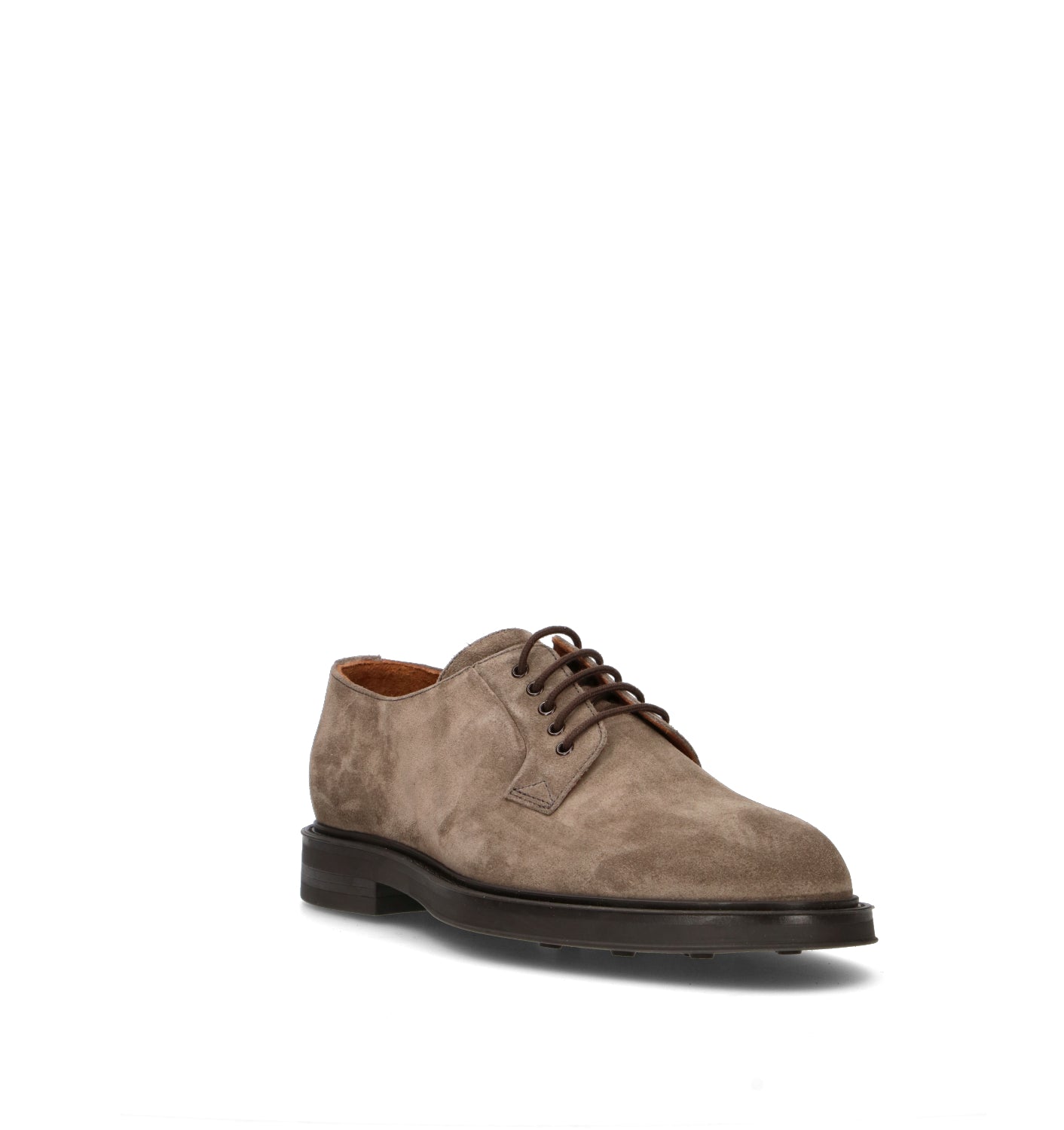 FRAU Stringata uomo taupe in suede