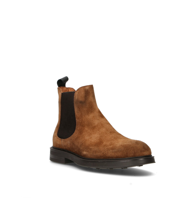 FRAU Beatles uomo cognac in suede