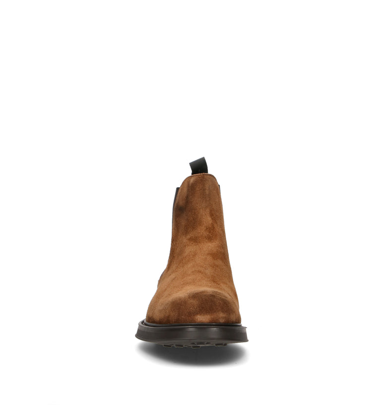 FRAU Beatles uomo cognac in suede