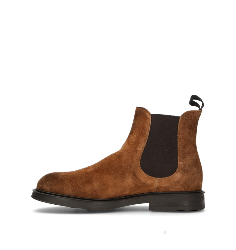 FRAU Beatles uomo cognac in suede