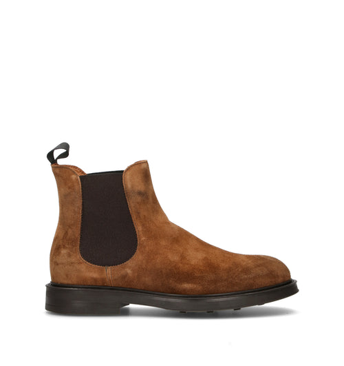 FRAU Beatles uomo cognac in suede