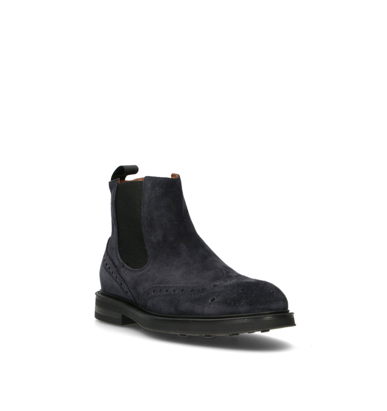 FRAU Beatles uomo blu in suede