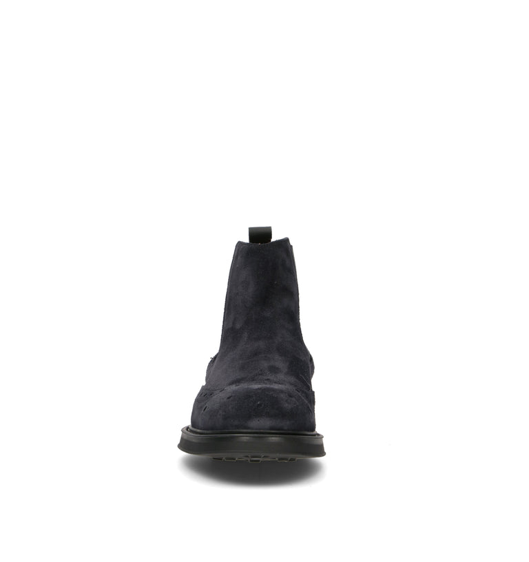 FRAU Beatles uomo blu in suede