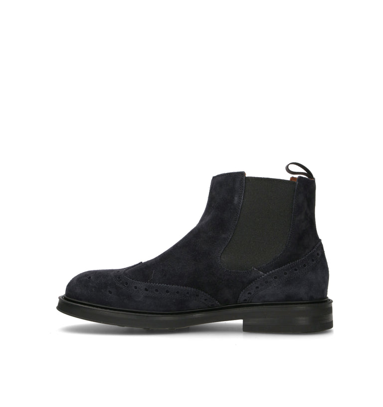 FRAU Beatles uomo blu in suede