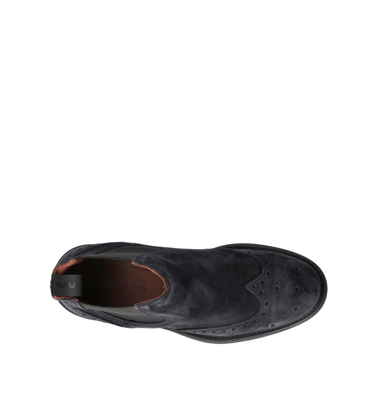 FRAU Beatles uomo blu in suede