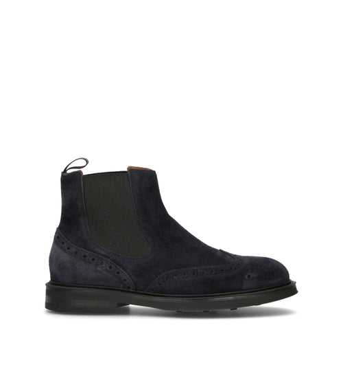 FRAU Beatles uomo blu in suede