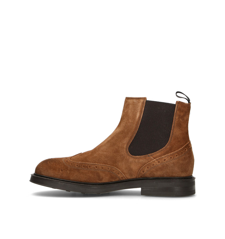 FRAU Beatles uomo cognac in suede