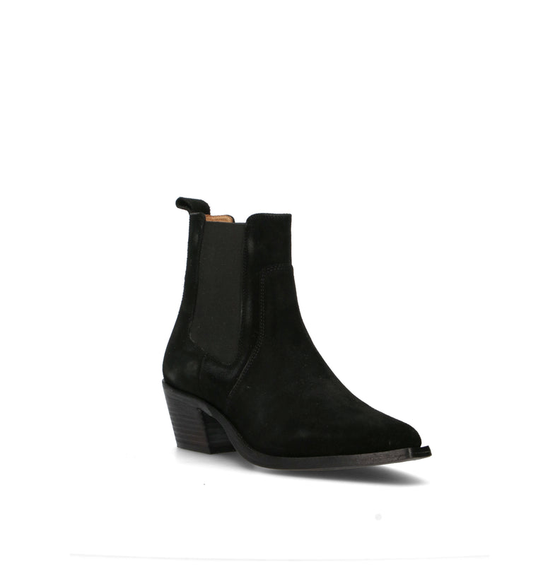 FRAU Tronchetto donna nero in suede