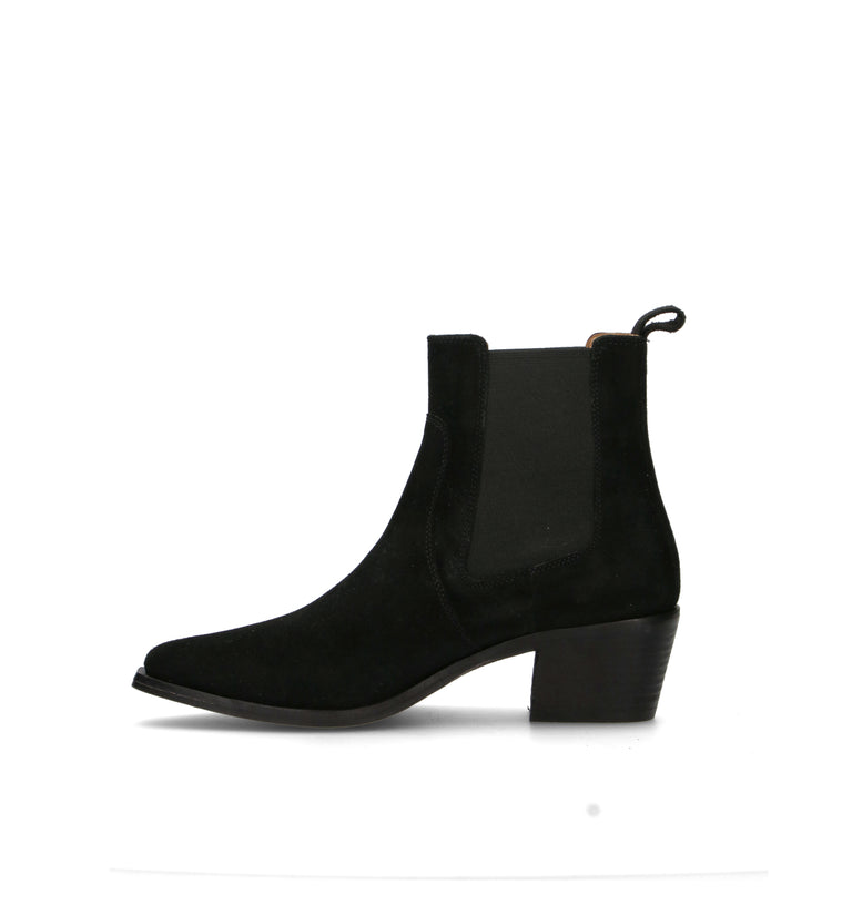 FRAU Tronchetto donna nero in suede