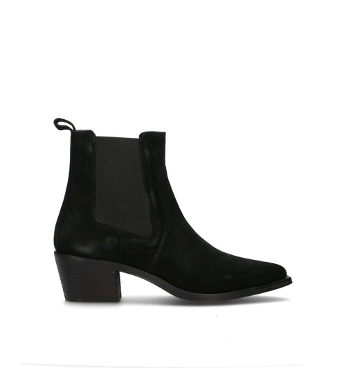 FRAU Tronchetto donna nero in suede