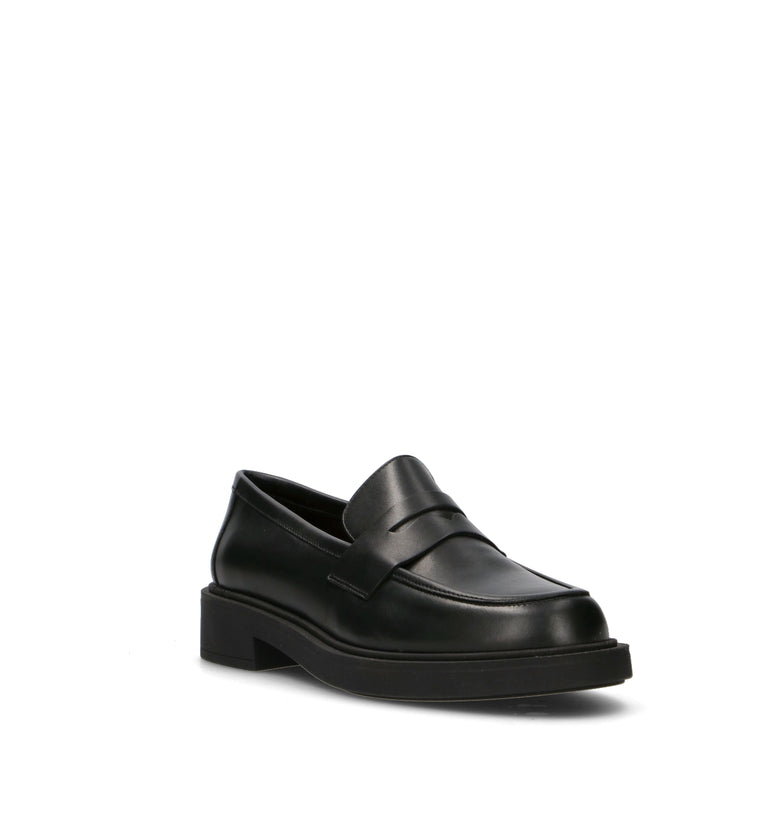 FRAU Mocassino donna nero in pelle