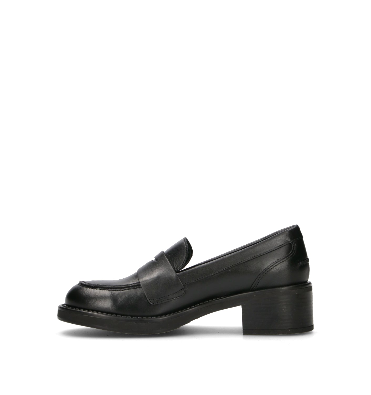 FRAU Mocassino donna nero in pelle