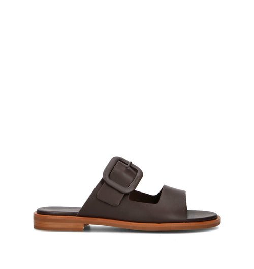 FRAU Ciabatta donna testa di moro in pelle