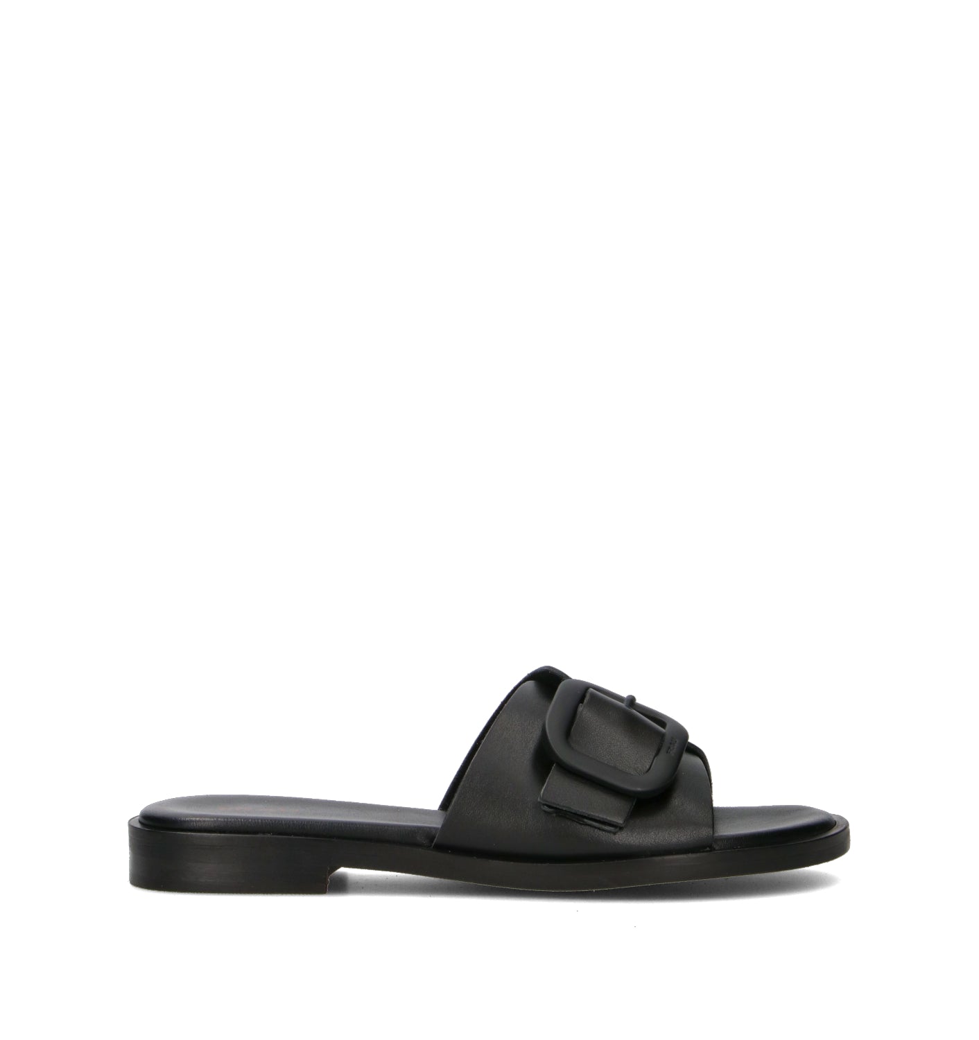 FRAU Ciabatta donna nera in pelle