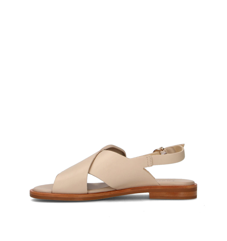 FRAU Sandalo donna beige in pelle