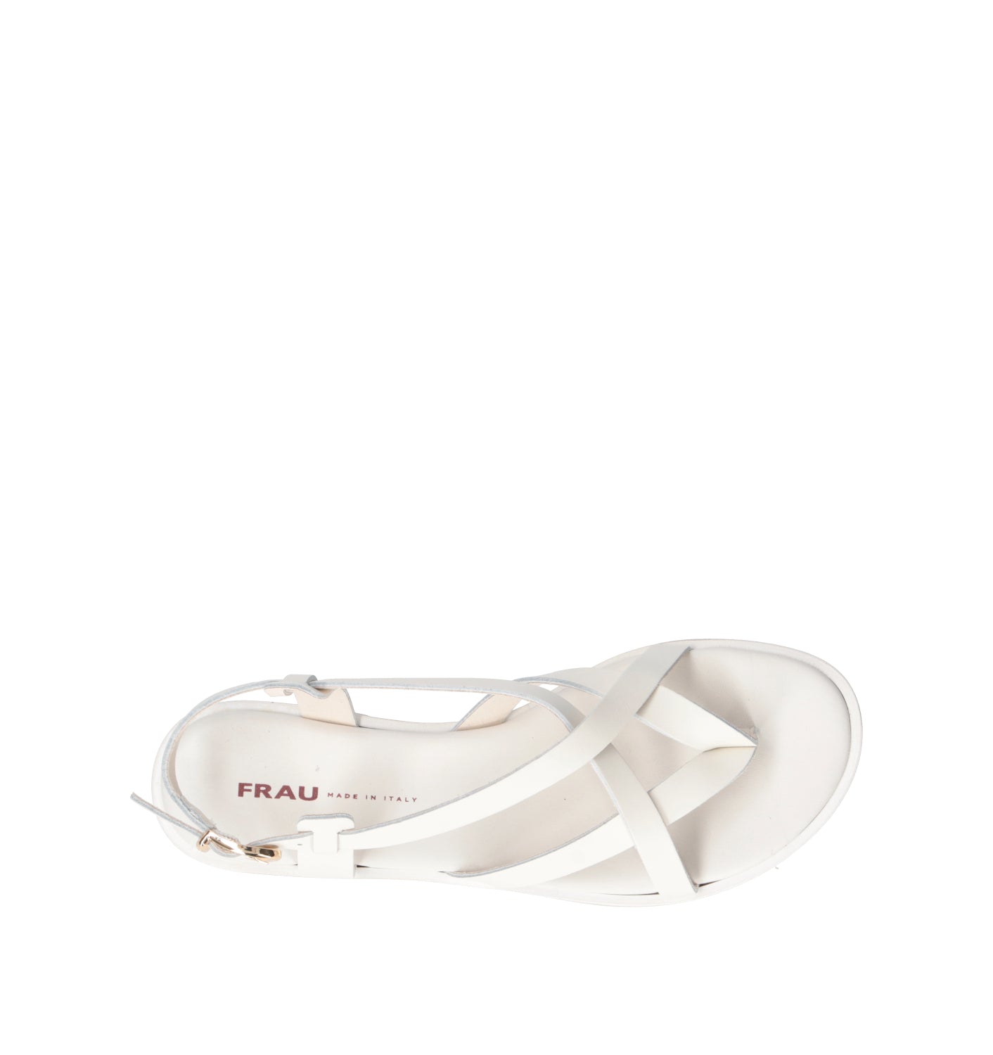 FRAU Sandalo donna bianco in pelle