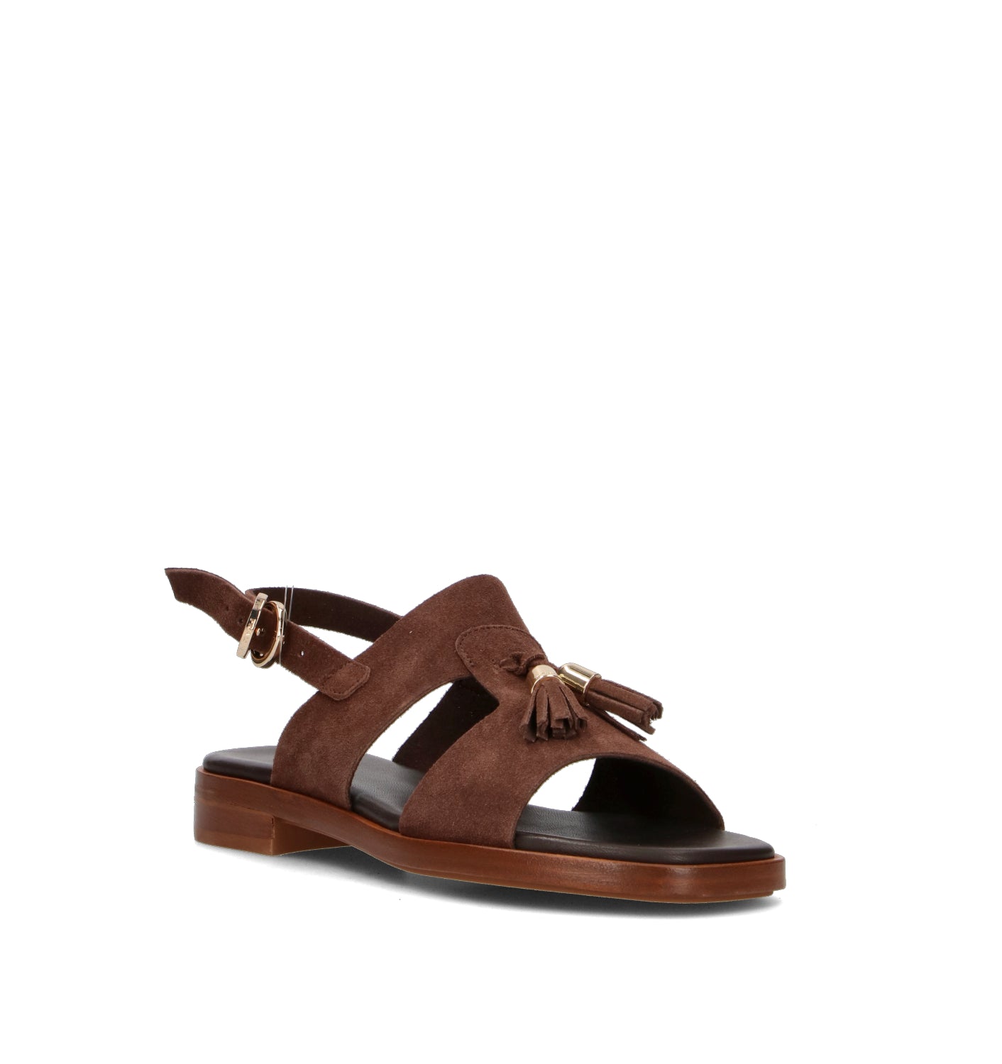 FRAU Sandalo donna cognac in suede