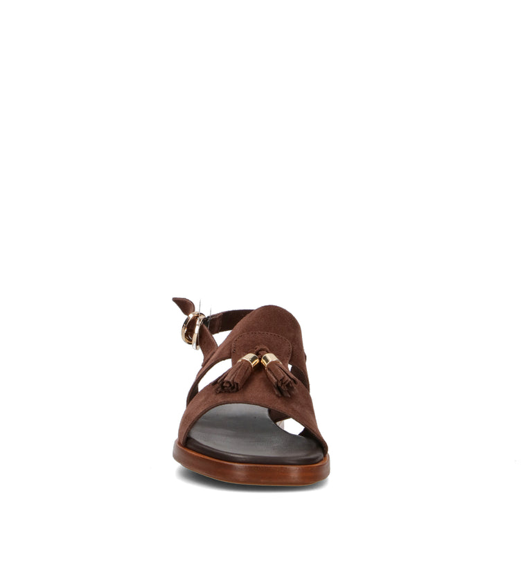 FRAU Sandalo donna cognac in suede