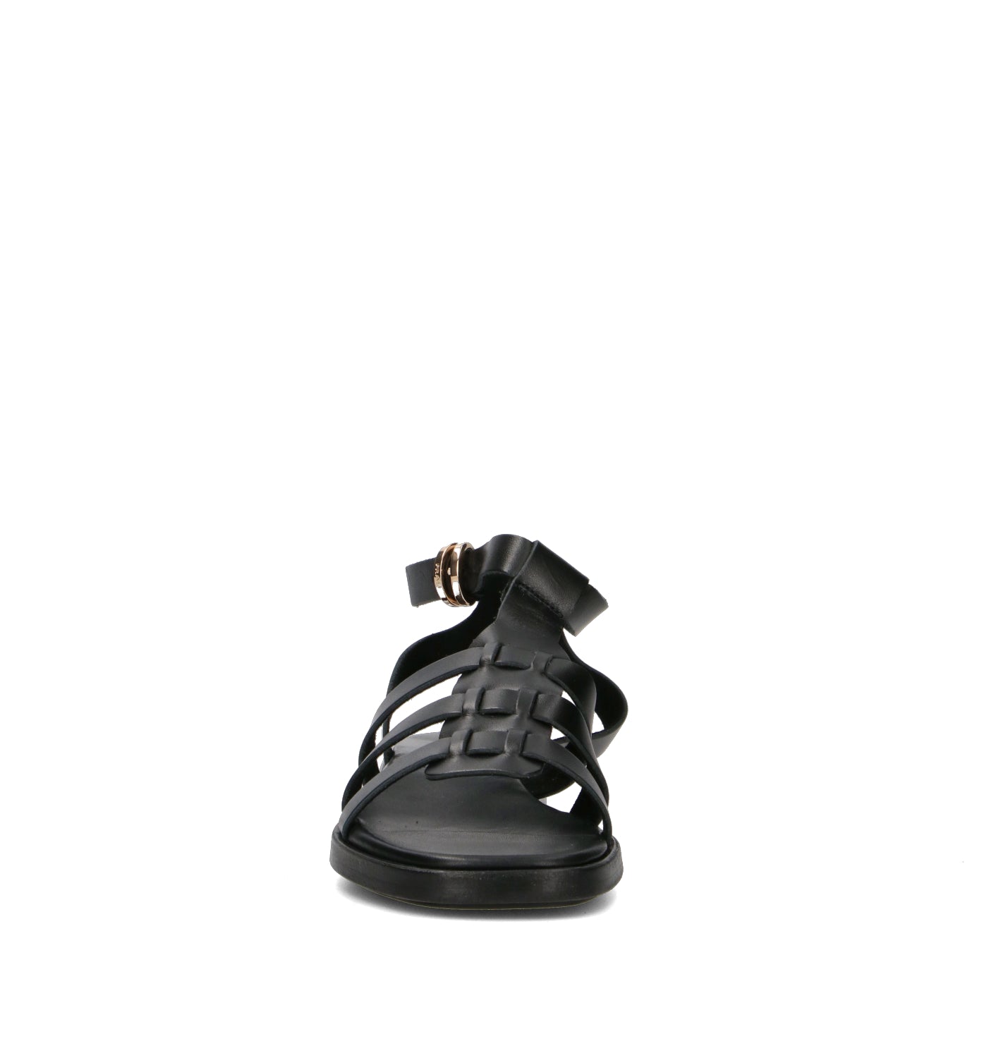 FRAU Sandalo donna nero in pelle