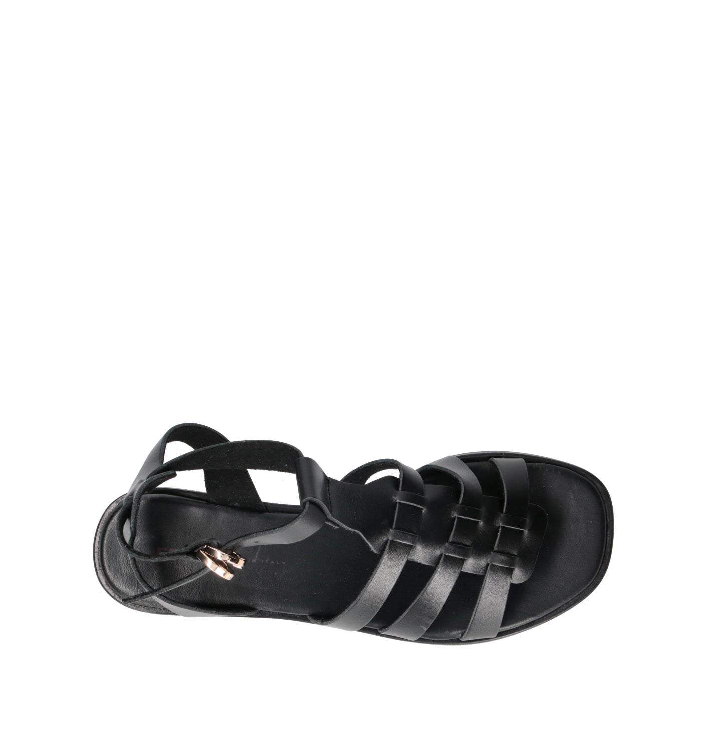 FRAU Sandalo donna nero in pelle