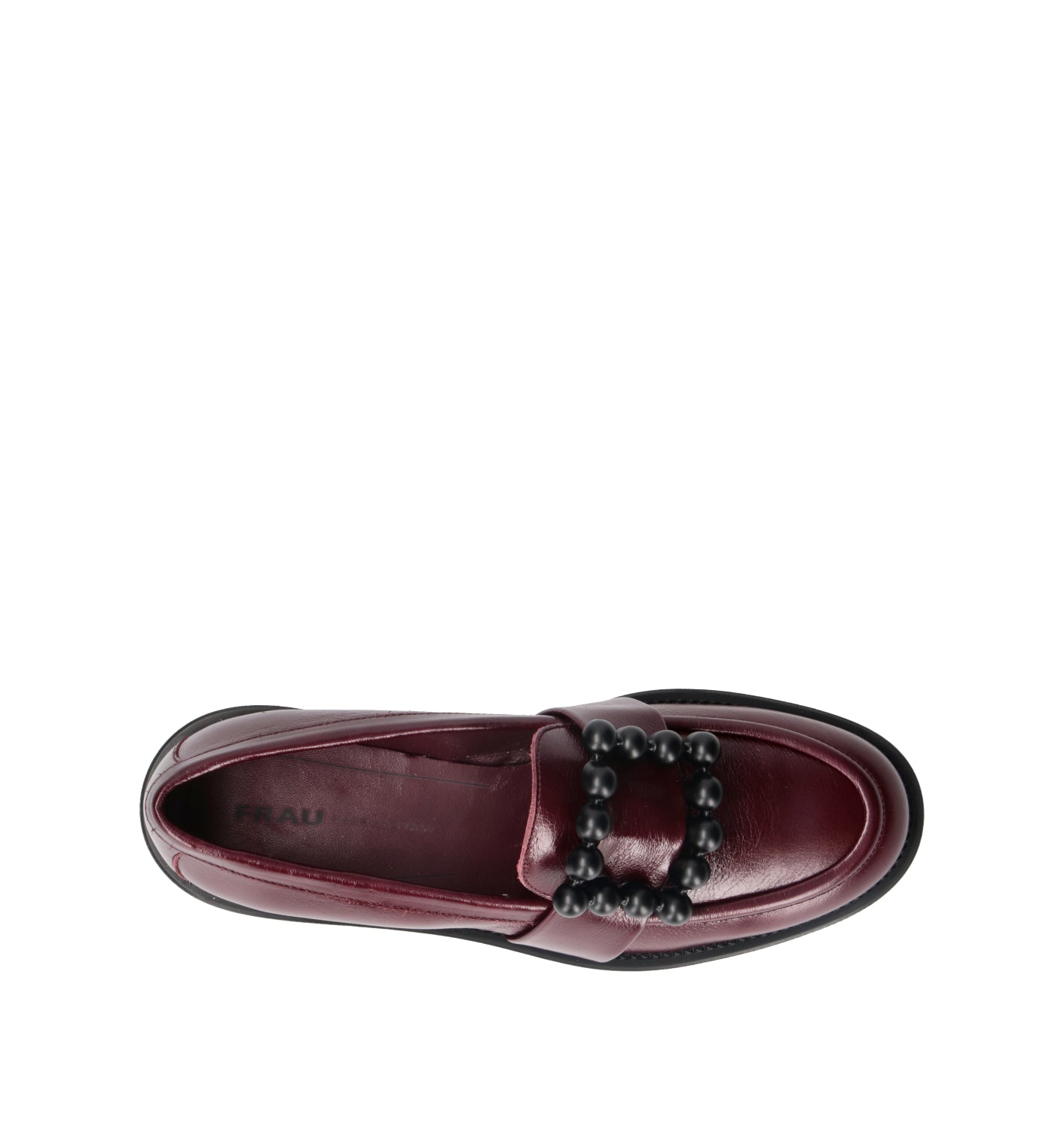 FRAU Mocassino donna bordeaux in pelle