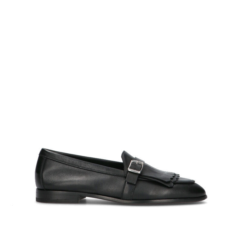 FRAU Mocassino donna nero in pelle