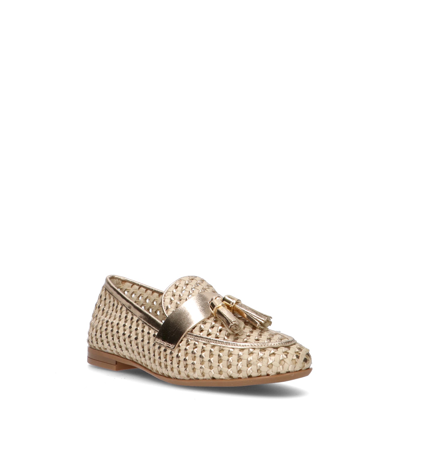 FRAU Mocassino donna platino in pelle