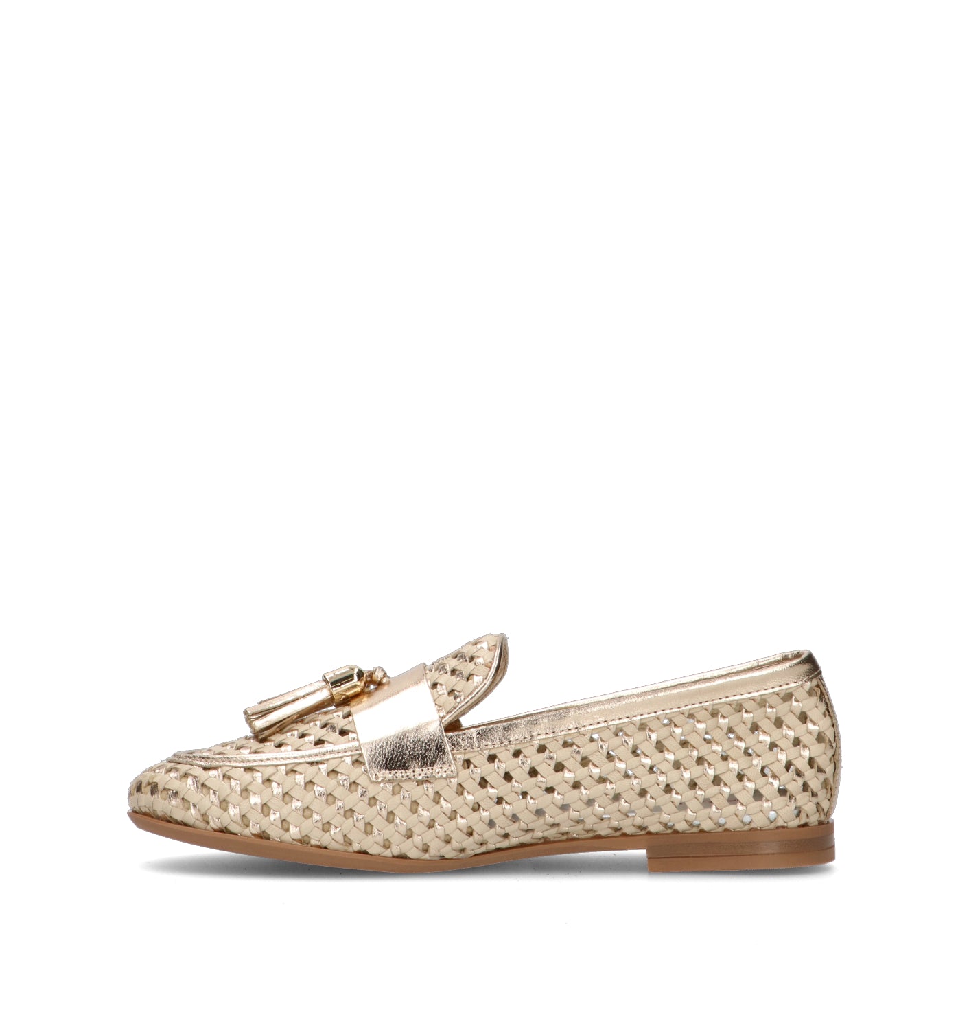 FRAU Mocassino donna platino in pelle