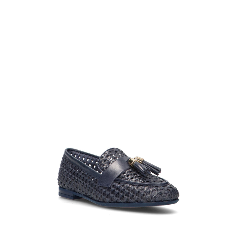 FRAU Mocassino donna navy in pelle