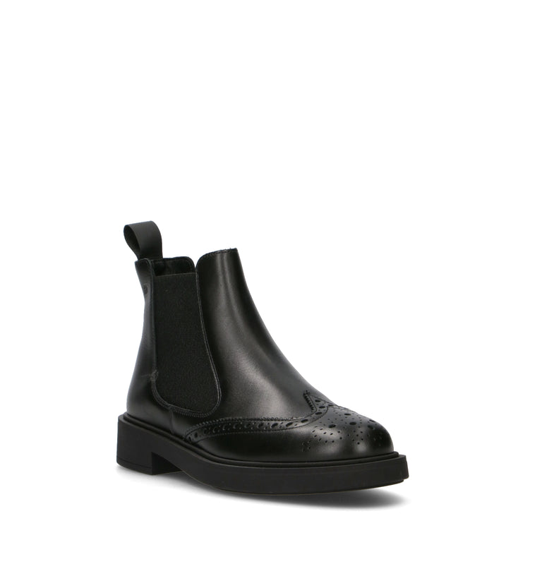 FRAU Beatles donna nero in pelle