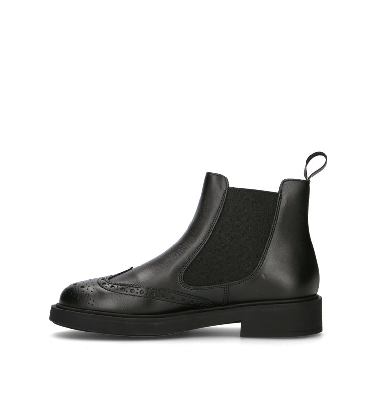 FRAU Beatles donna nero in pelle