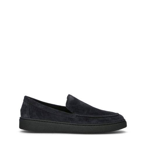 FRAU Mocassino uomo blu in suede