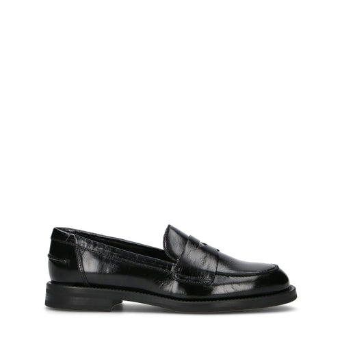 FRAU Mocassino donna nero in pelle