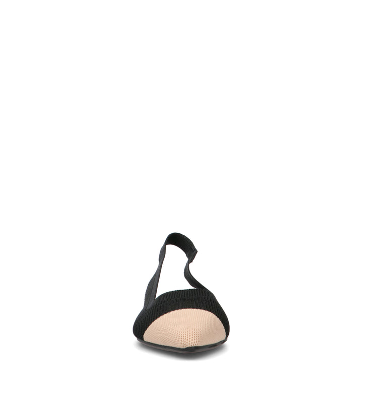 FRICKY Slingback donna nera