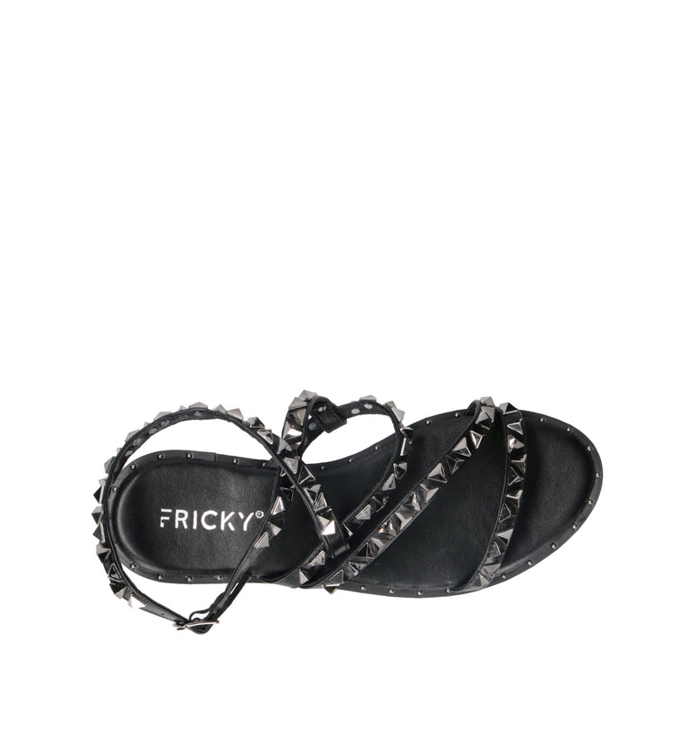 FRICKY Sandalo donna nero