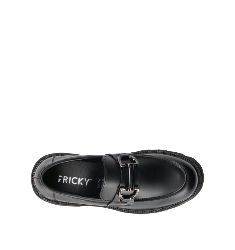 FRICKY Mocassino donna nero