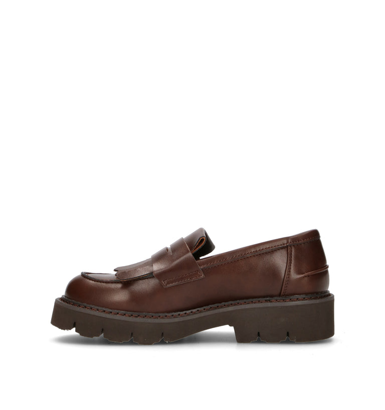 FRICKY Mocassino donna marrone