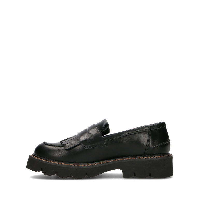 FRICKY Mocassino donna nero