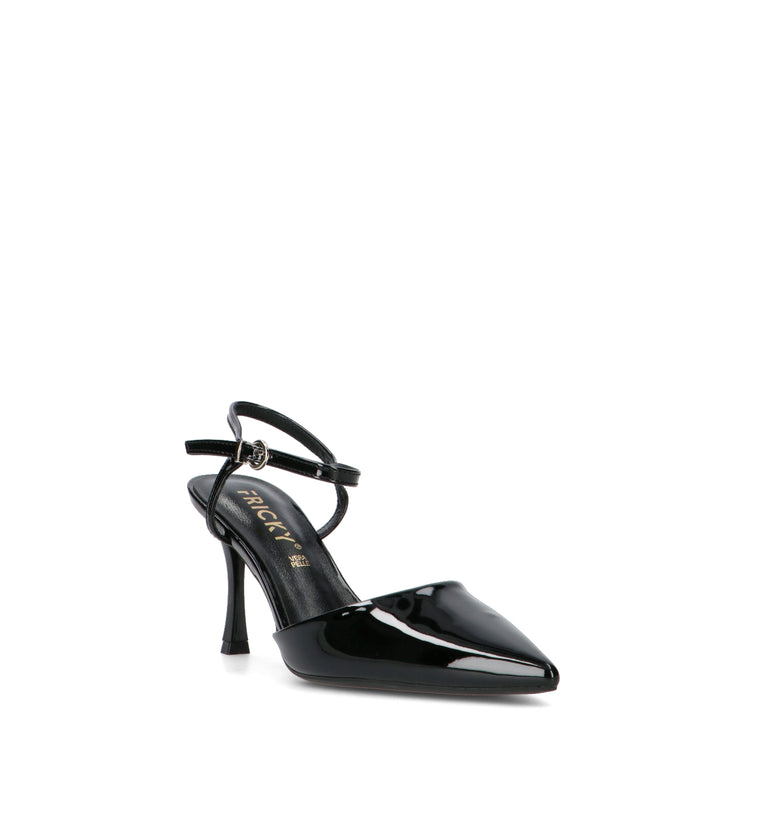 FRICKY Slingback donna nera