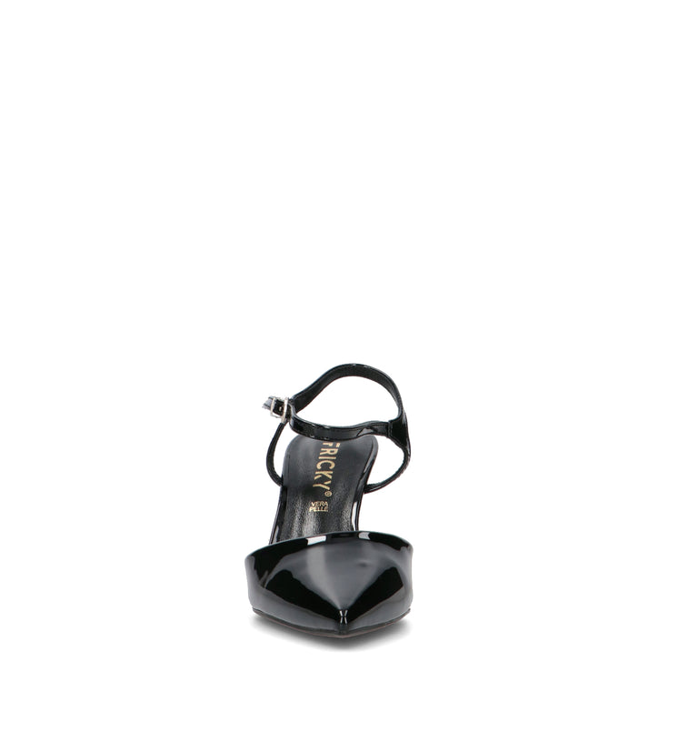 FRICKY Slingback donna nera
