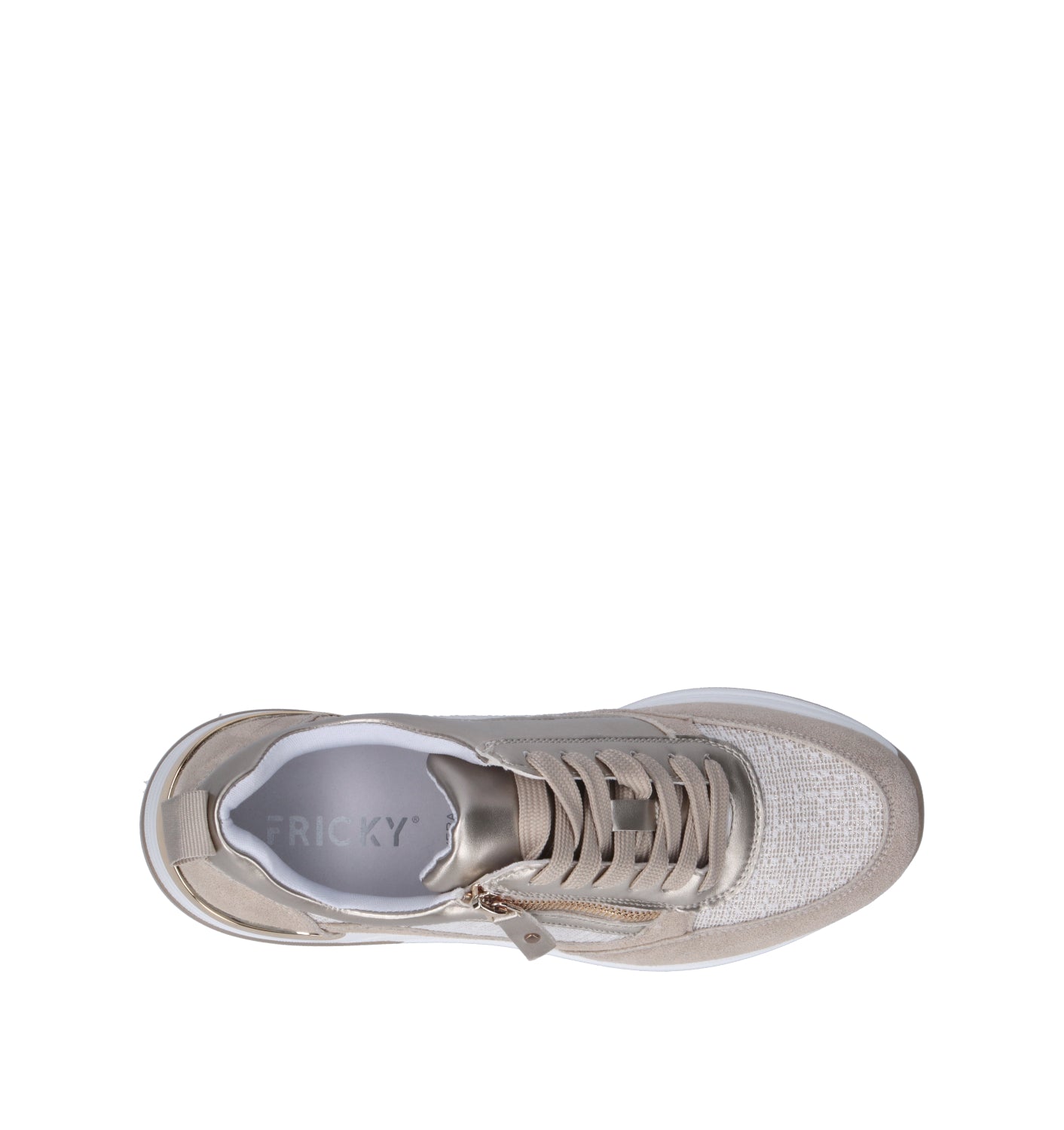 FRICKY Sneaker donna beige